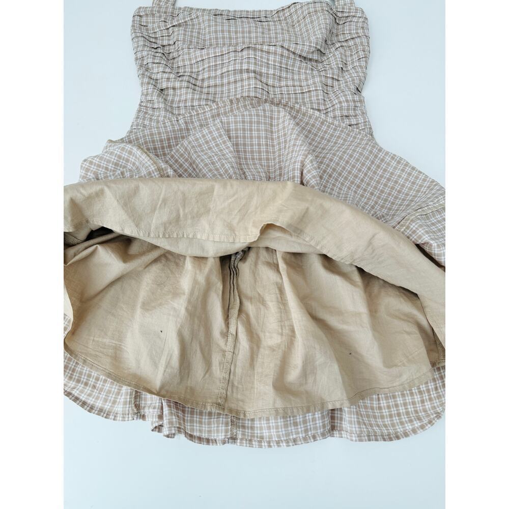 Abercrombie and fitch checkered halter mini dress - size small - Picture 3 of 5